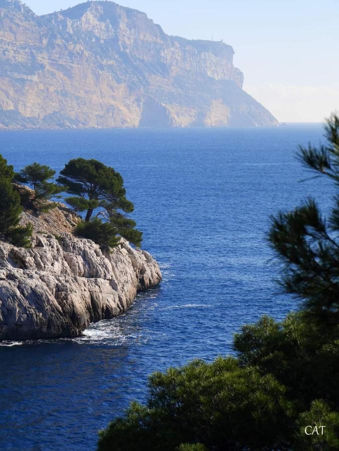 Mon Petit Paradis, Cassis Centre Apt 90 M2, 200 M Mer, Terr Plein Sud, Clim Park Prive Zewnętrze zdjęcie