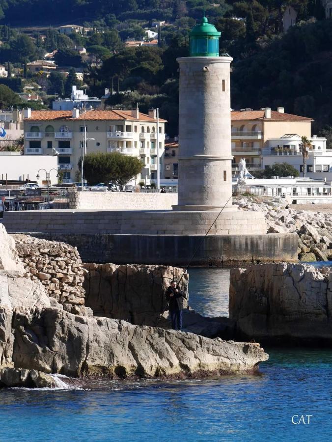 Mon Petit Paradis, Cassis Centre Apt 90 M2, 200 M Mer, Terr Plein Sud, Clim Park Prive Zewnętrze zdjęcie