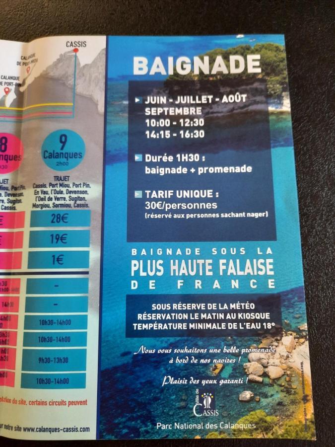 Mon Petit Paradis, Cassis Centre Apt 90 M2, 200 M Mer, Terr Plein Sud, Clim Park Prive Zewnętrze zdjęcie
